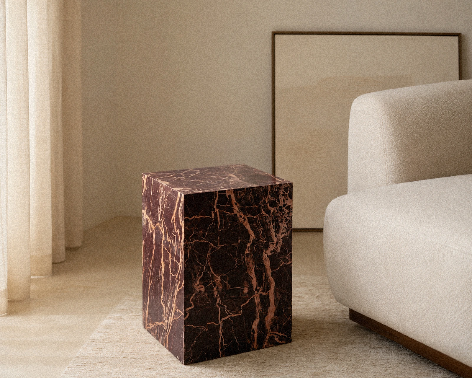 Merah — Plinth side table
